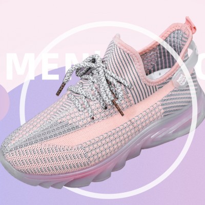 2022 yeni tasarım düz yürüyüş ayakkabısı kadın rahat spor ayakkabı