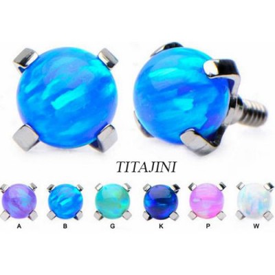 Toptan titanyum opal ankkor dermal top