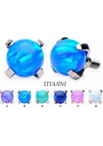 Toptan titanyum opal ankkor dermal top