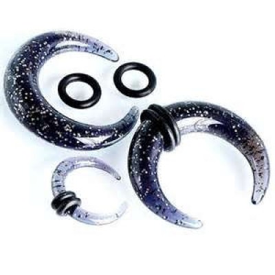 Toptan moda akrilik spiral kulak konik pirsinkler