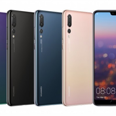 Huawei P20 Pro 6 + 128GB cep telefonları için Çift Arka Kameralar Parmak İzi 6.1 ''Huawei akıllı telefon P20pro P20 lite cep telefonlar